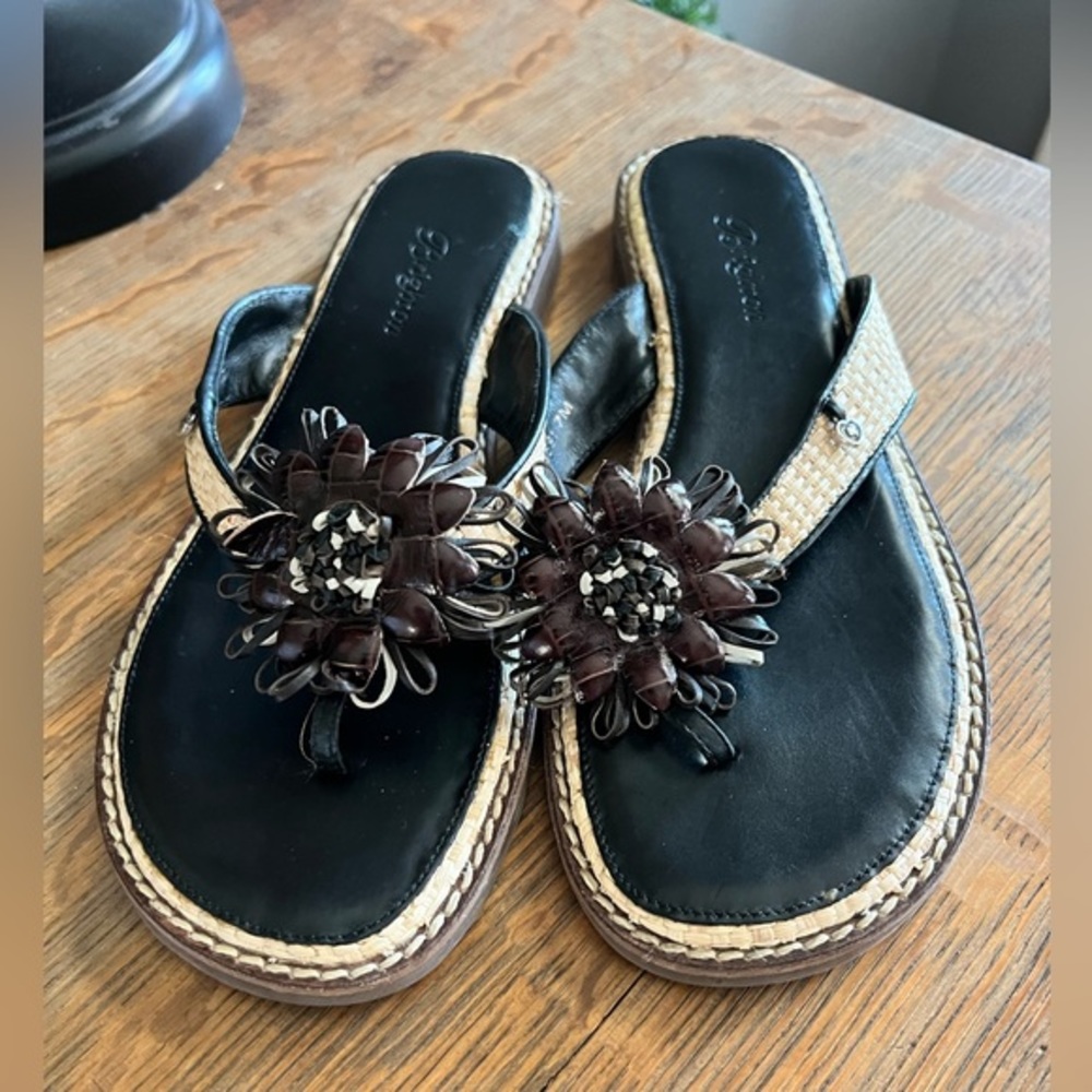Brighton orchard brown/espadrille sandal size 7 M - Picture 12 of 13